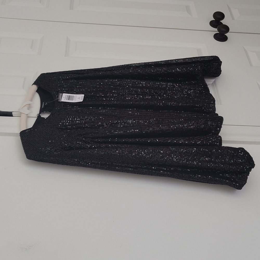 NWT Torrid Sequin Bubble Hem Blouse 3X - Picture 10 of 16